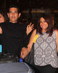 Richa Chadda and Omung Kumar return from 'Sarabjit' shoot