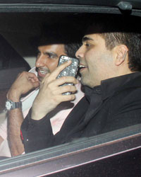 Ranveer Singh and Karan Johar