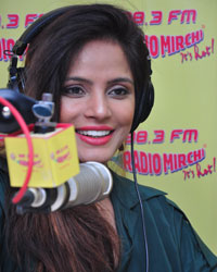 Neetu Chandra for her New Single Beti at Radio Mirchi Studio