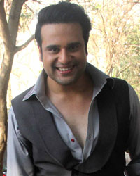 Bollywood actor Krishna Abhishek during the on location shoot of film Jhunjhunaa, in Mumbai