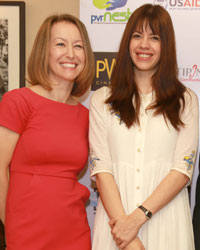 Kalki Koechlin at celebration of 100th Year of International Women's day organised by PVR Nest , in New Delhi