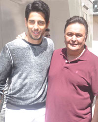 Sidharth Malhotra and Rishi Kapoor Promote film kapoor and sons spotted at mehboob studio