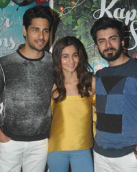 Sidharth Malhotra, Alia Bhatt and Fawad Khan Promote film kapoor and sons spotted at mehboob studio