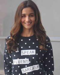 Alia Bhatt Promote film kapoor and sons spotted at mehboob studio