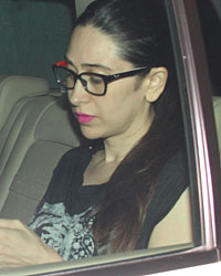 Amrita Arora and Karisma Kapoor Snapped at Kareena Kapoor`s House