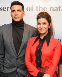 Akshay Kumar and Nimrat Kaur at Air India Headquarters