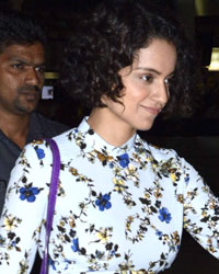 Kangana Ranaut at Mumbai Airport