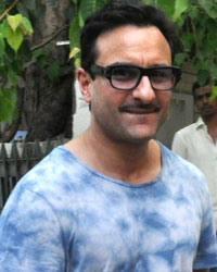 Saif Ali Khan Spotted at Outside of his House