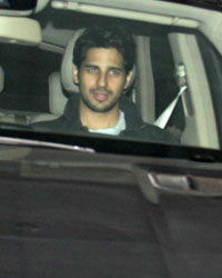 Sidharth Malhotra at Karan Johar's office