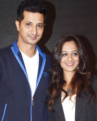 Sachit Patil and Spruha Joshi during music release and trailer launch of Marathi film Paisa Paisa