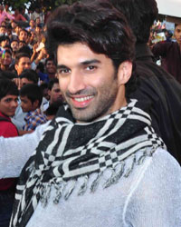 Aditya Roy Kapoor at the Promotion Of Fitoor at Band stand