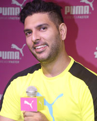 Yuvraj Singh at the launch of Puma's Tricks Kit