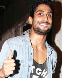 Prateik Babbar with a friend spotted outside a restaurant at Bandra