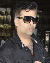 Karan Johar at Mumbai Airport