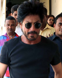 Shah Rukh Khan meets Manoj Bajpayee at mehboob studio