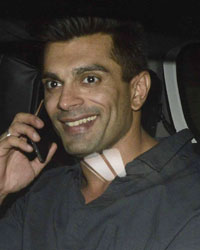 Karan Singh Grover spotted outside of Bipasha Basu house