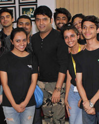 Kapil Sharma share his secrets with student of whistling woods at filmcity