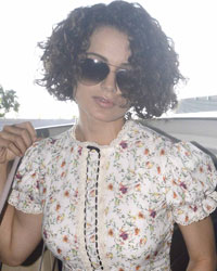 Kangana Ranaut at Mumbai Airport