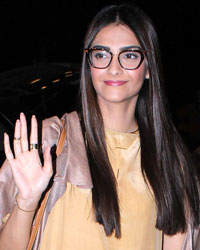 Sonam Kapoor at Mumbai Airport