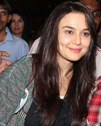 Preity Zinta with husband Gene Goodenough at airport