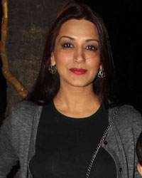 Sonali Bendre Snapped at Amphi Theatre along With Her Son