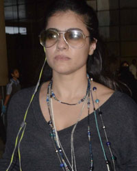 KAjol snapped at airport