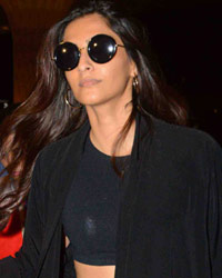 Sonam Kapoor snapped at airport