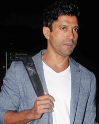 Farhan Akhtar snapped at airport