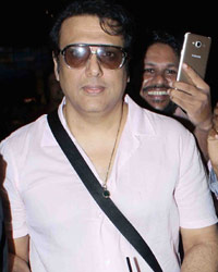 Govinda snapped at airport