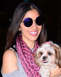 Sophie Choudry snapped at airport