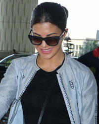 Jacqueline Fernandez snapped at airport