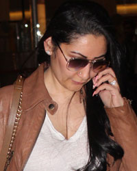 Manyata Dutt snapped at airport