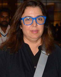 Farah Khan with her kids snapped at airport