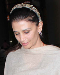 Rhea Pillai snapped at airport