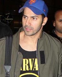 Varun Dhawan snapped a airport