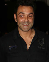 Bobby Deol and Great Khali snapped at airport