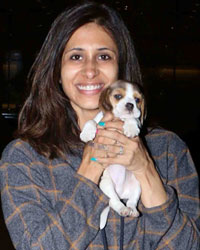 Kishwer Merchant snapped at airport