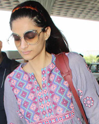 Sonam Kapoor snapped at airport