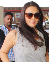 Preity Zinta snapped at airport