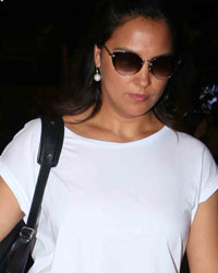 Lara Dutta snapped at airport