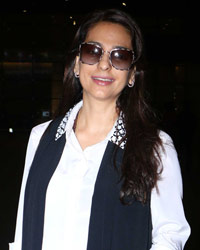 Juhi Chawla snapped at airport