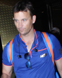 Shane Bond snapped at airport