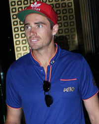 Tim Southee snapped at airport