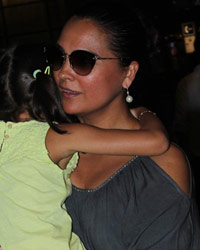 Lara Dutta snapped at airport