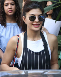 Jacqueline Fernandez anspped at palibhavan cafe bandra