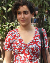 Sanya Malhotra snapped at Bandra