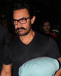 Aamir Khan snapped at airport