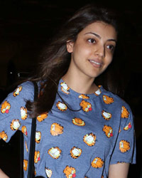 Kajal Agarwal snapped at airport