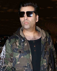 Karan Johar snapped at airport