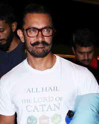 Aamir Khan and Kiran Rao snapped at airport